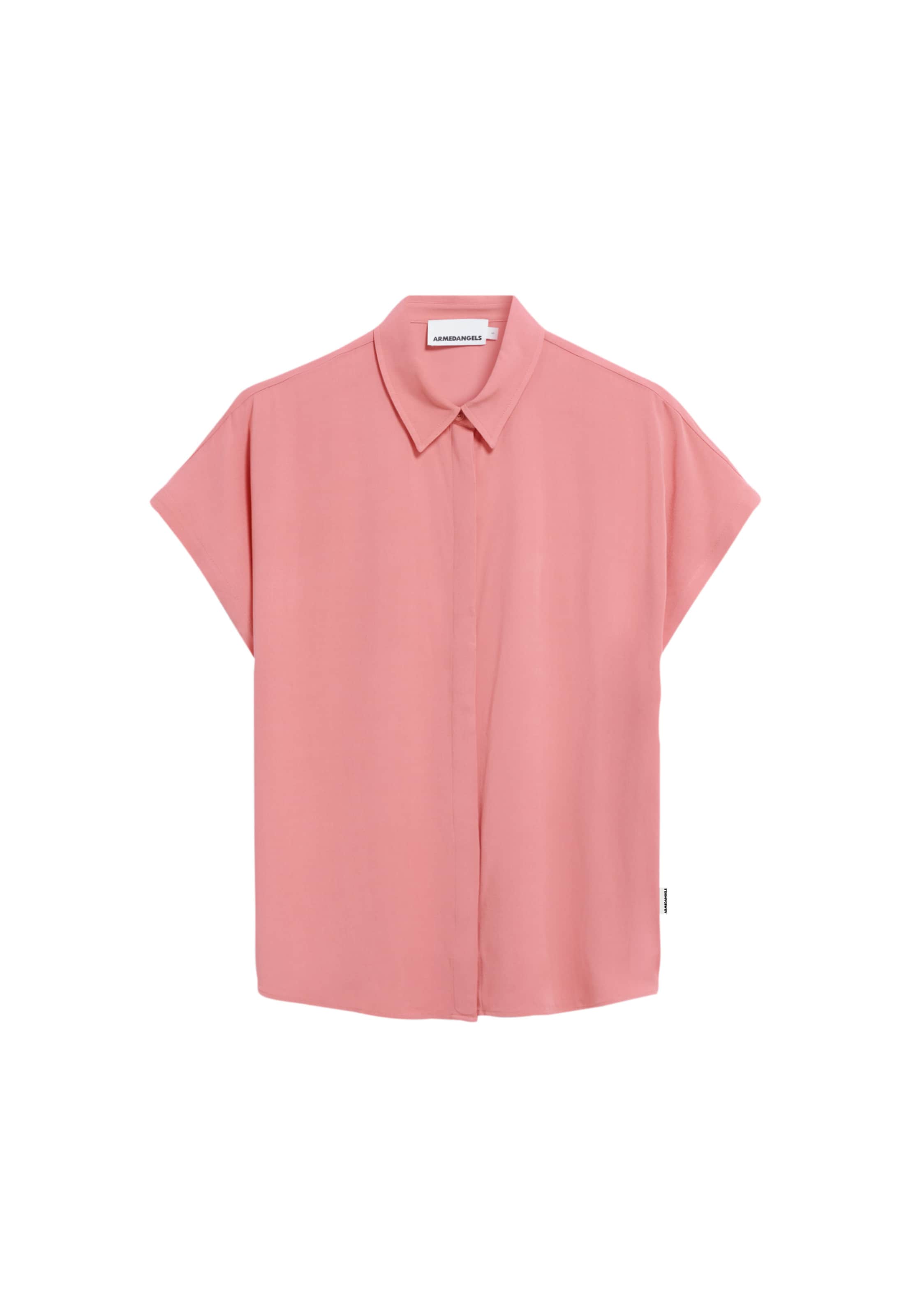 ARMEDANGELS Bluse aus LENZING™ ECOVERO™ Viskose in Orange: Vorderseite