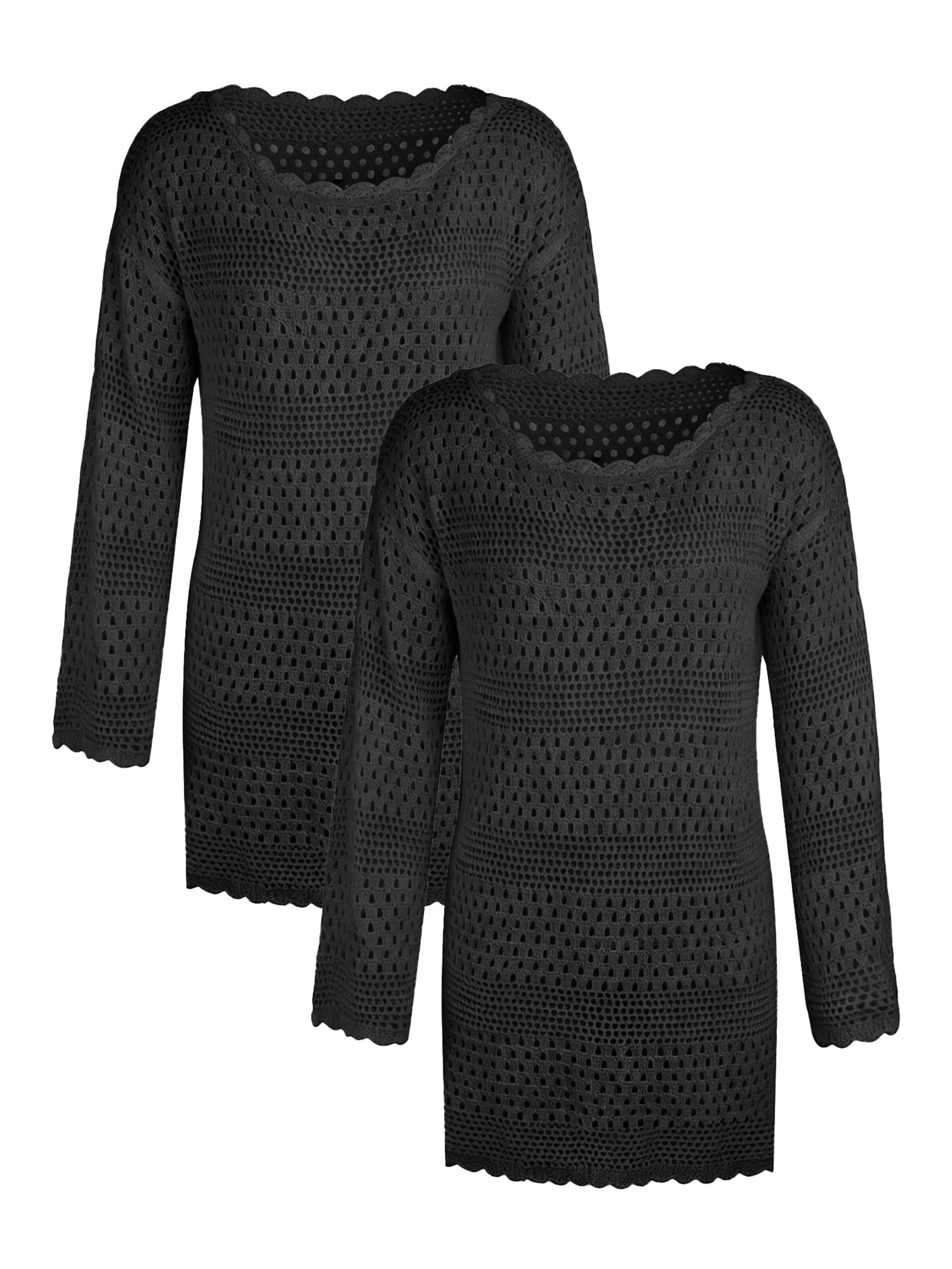 MEETWEE Beach dress in Black: front