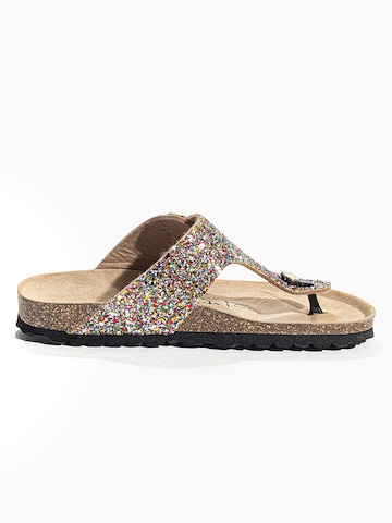 Bayton T-Bar Sandals 'Mercure' in Mixed colors