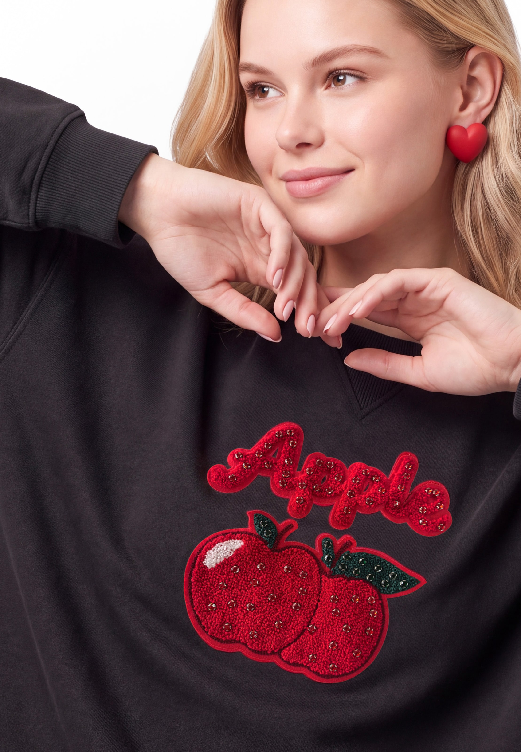 MYMO - Sweatshirt em preto