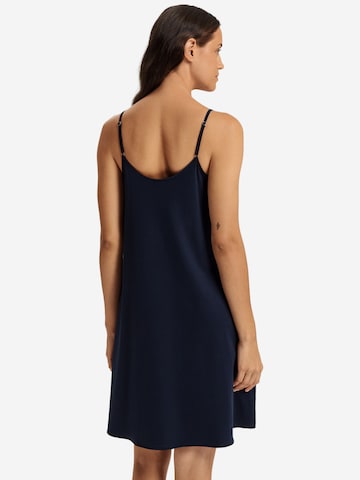 Hanro Nachthemd 'Cotton Silk'‌ in Blau