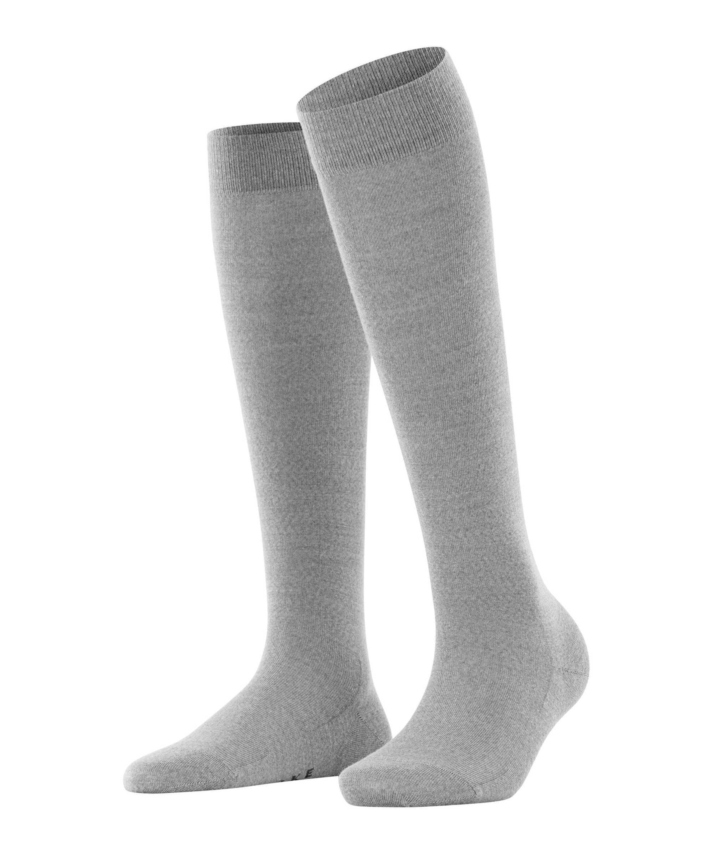 FALKE Knee socks in Grey: front