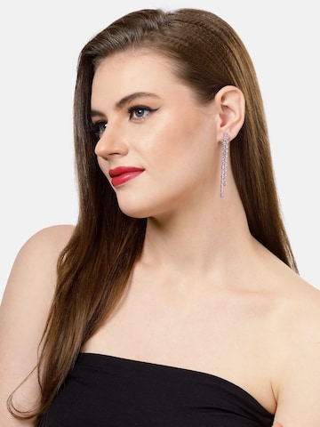 Boucles d'oreilles 'Bettinaina' AVANT-GARDE PARIS en rose : devant