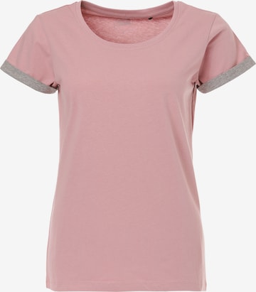 T-shirt Lakeville Mountain en rose : devant