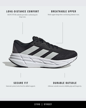 ADIDAS PERFORMANCE Running Shoes 'Adistar 3' in Black