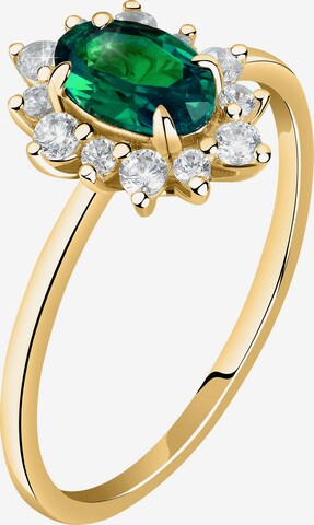 Live Diamond Ring in Yellow: front