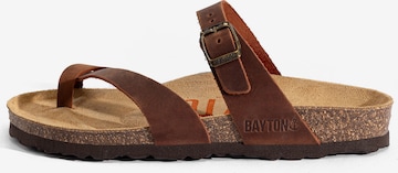 ruda Bayton Šlepetės per pirštą 'DIANE': priekis