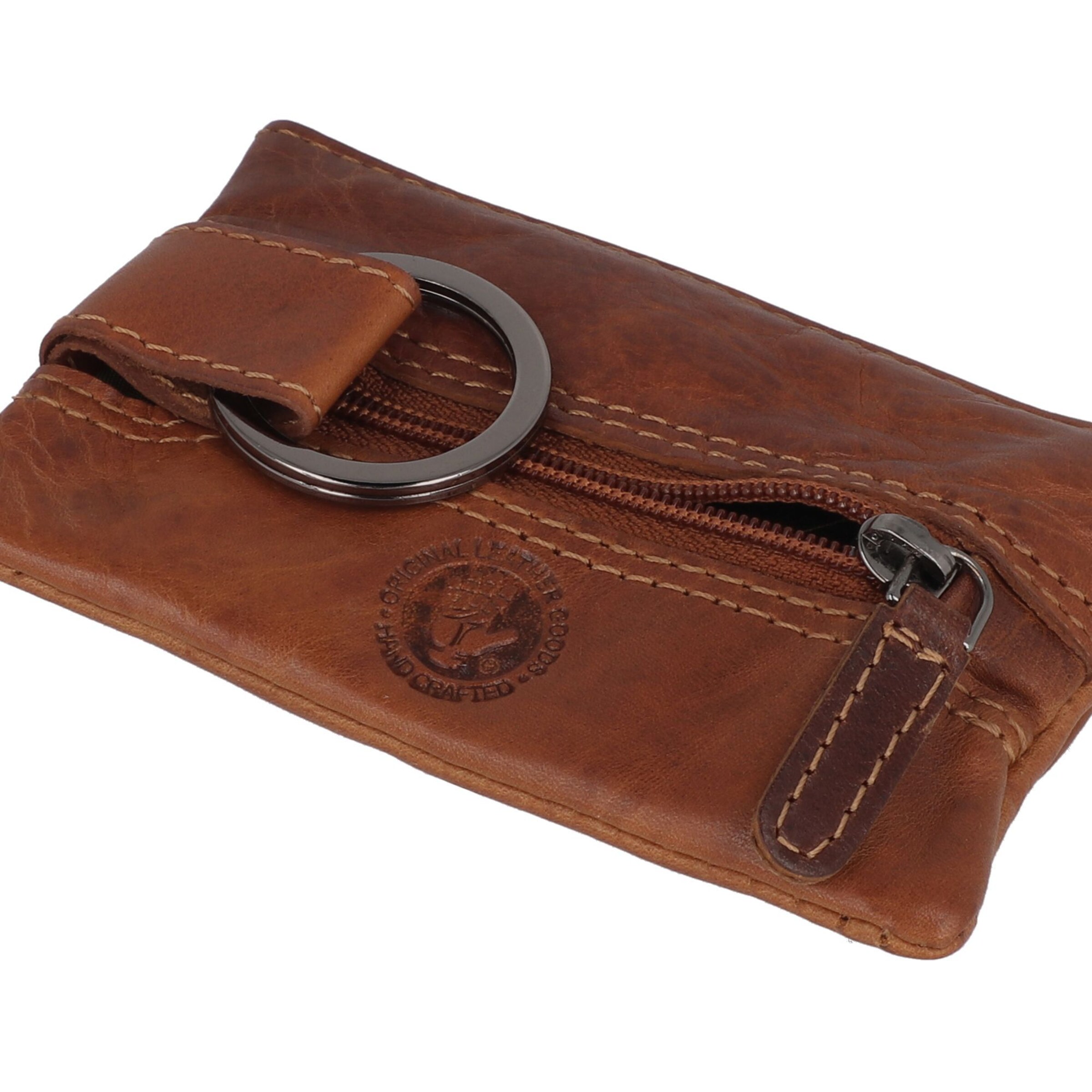 GREENBURRY Key ring 'Newport' in Brown