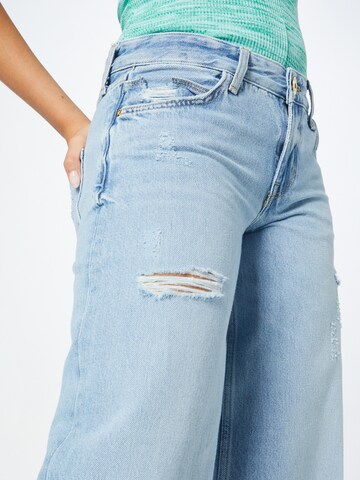 River Island Wide Leg Jeans in Blau