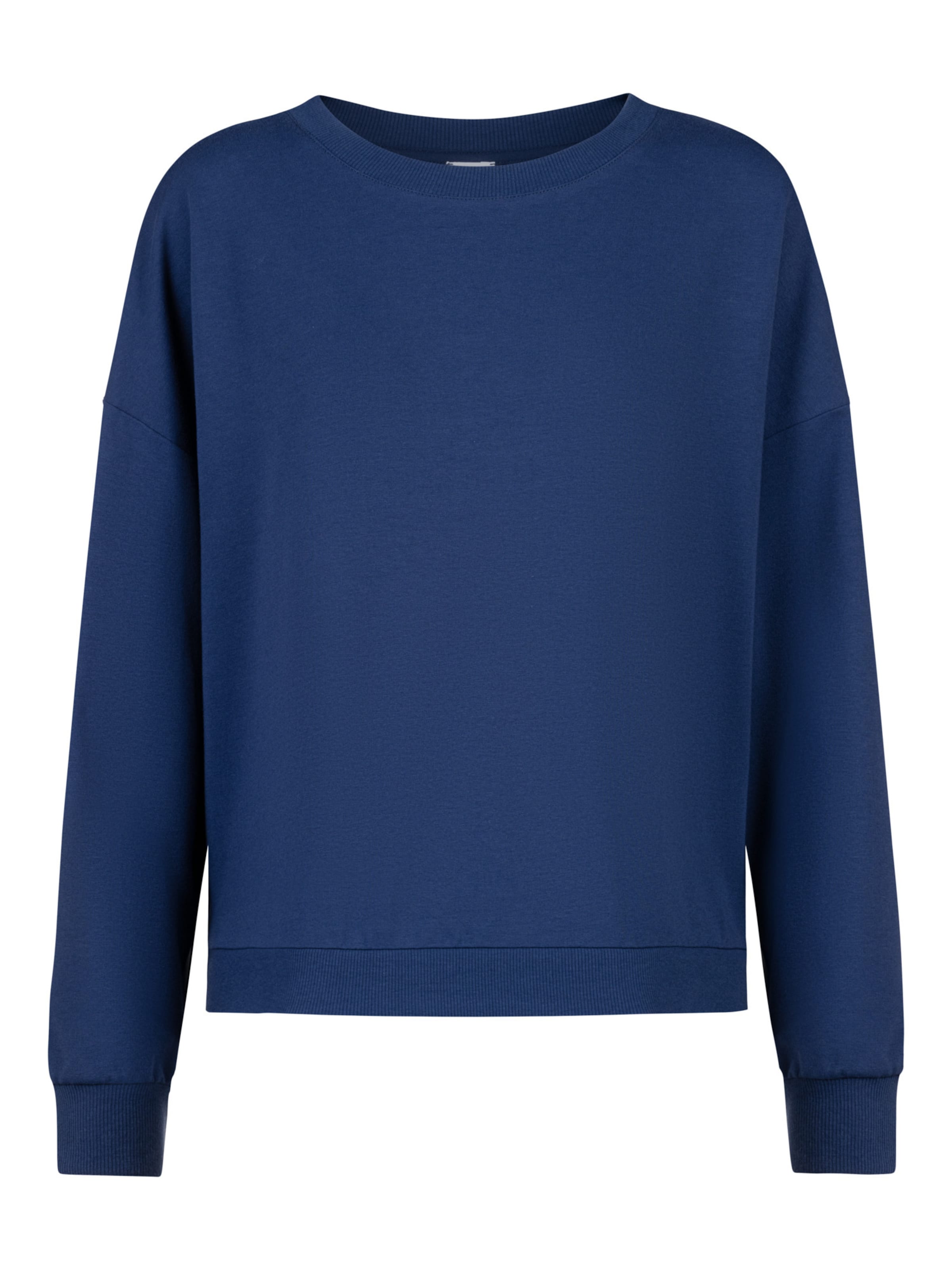 Sweat-shirt 'Cozy Nights' Mey en bleu : devant