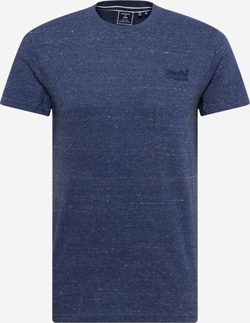 T-Shirt Superdry en bleu : devant