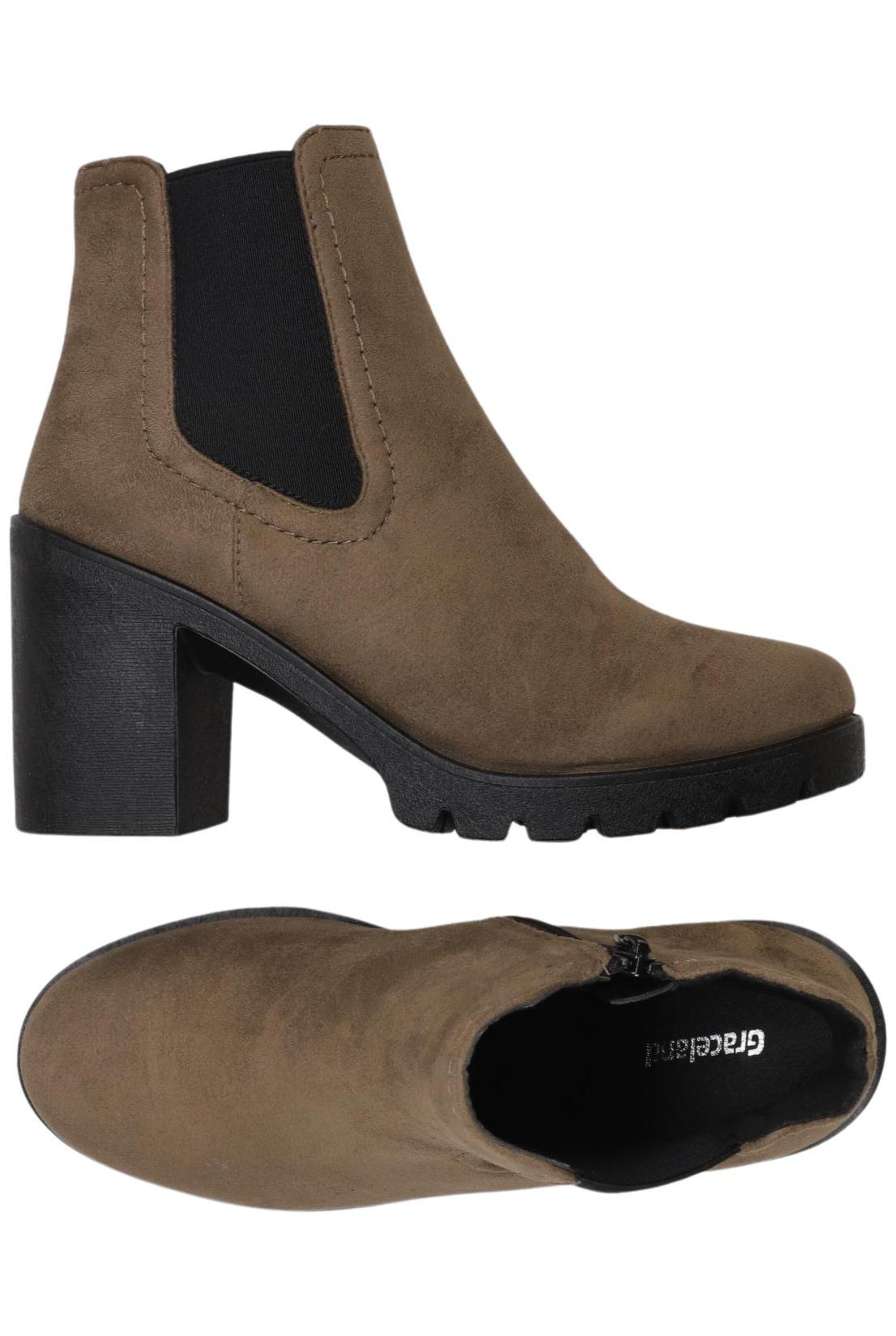 Graceland Dress Boots in 39 in Brown: front