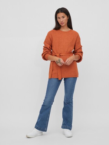 VILA Sweater 'RIL' in Orange