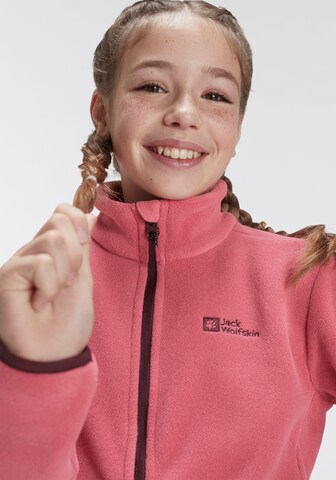 JACK WOLFSKIN Fleecejacke in Pink