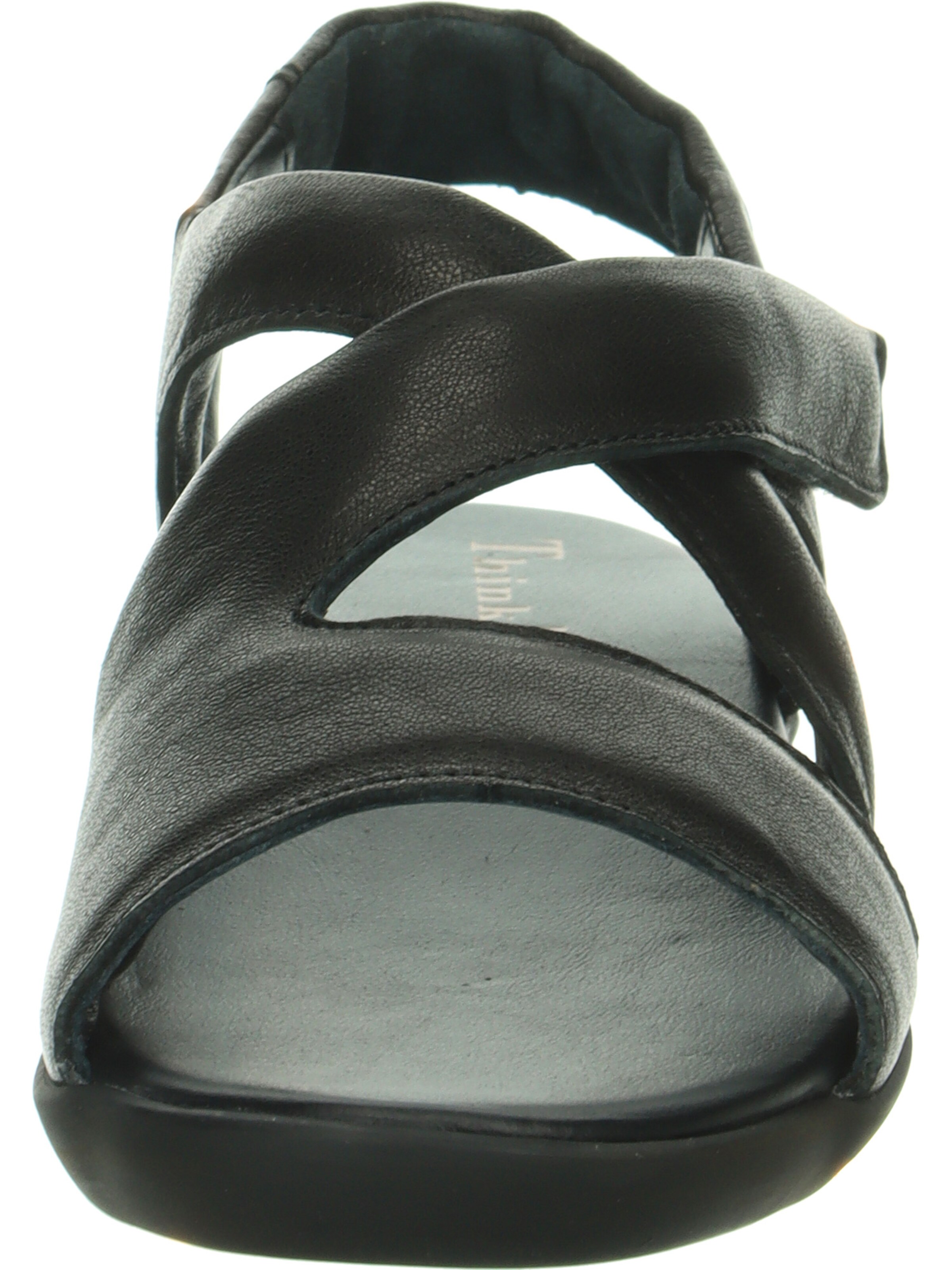 THINK! Strap Sandals 'Nature Sand' in Black