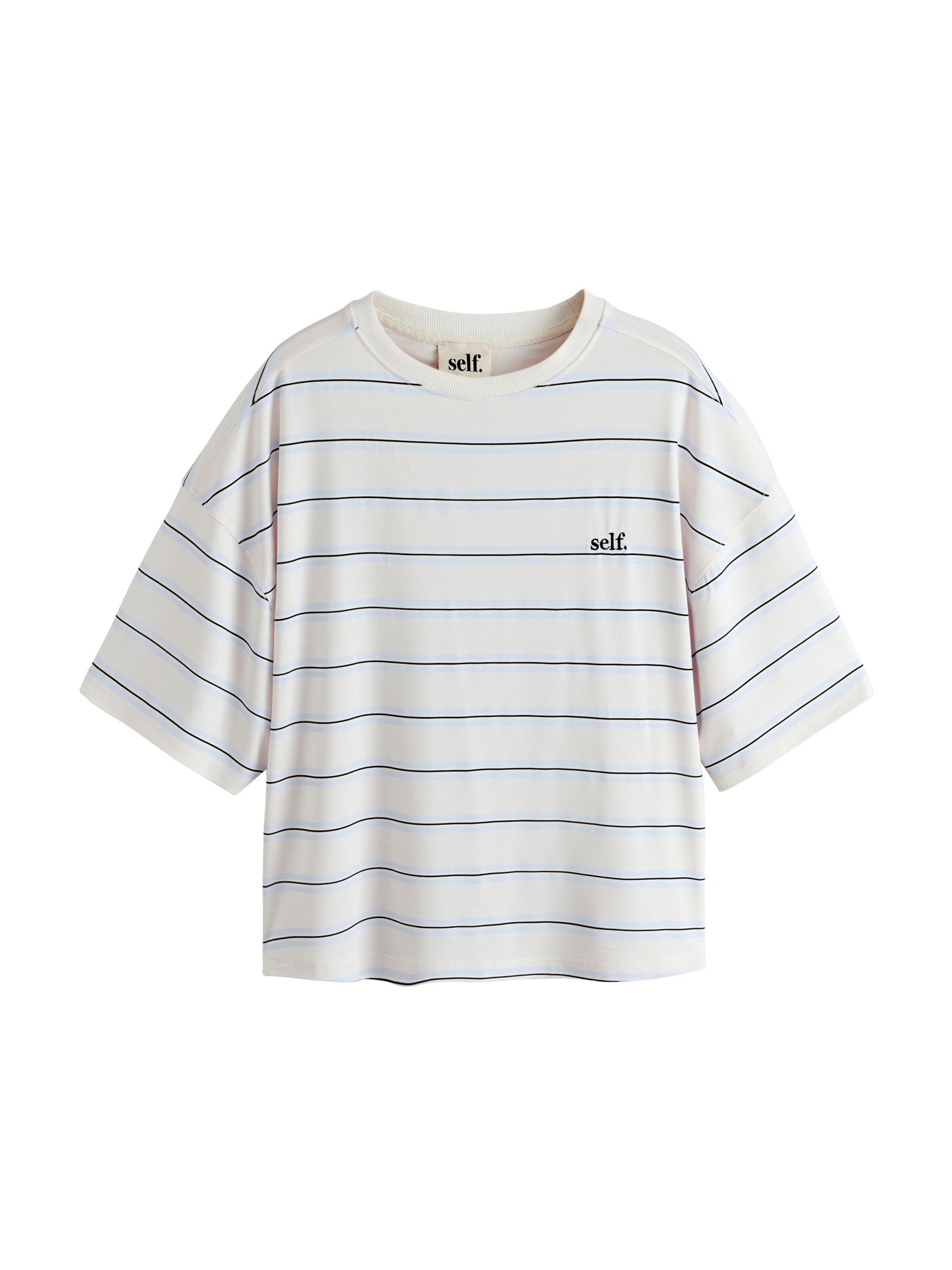 self. Shirts i blå