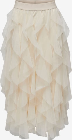 Gonna 'ONLSKY' di ONLY in beige: frontale