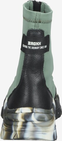 BRONX Ankle Boots in Green