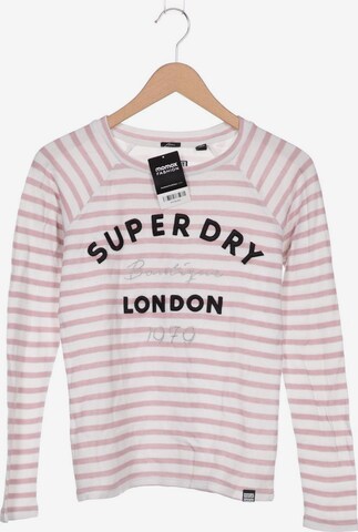 Superdry Langarmshirt XS in Pink: predná strana