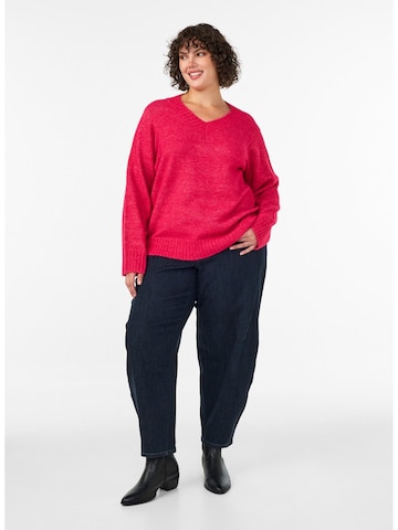 Zizzi Svetr 'CLARA' – pink