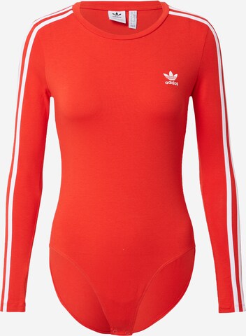 Shirtbody ADIDAS ORIGINALS en rouge : devant