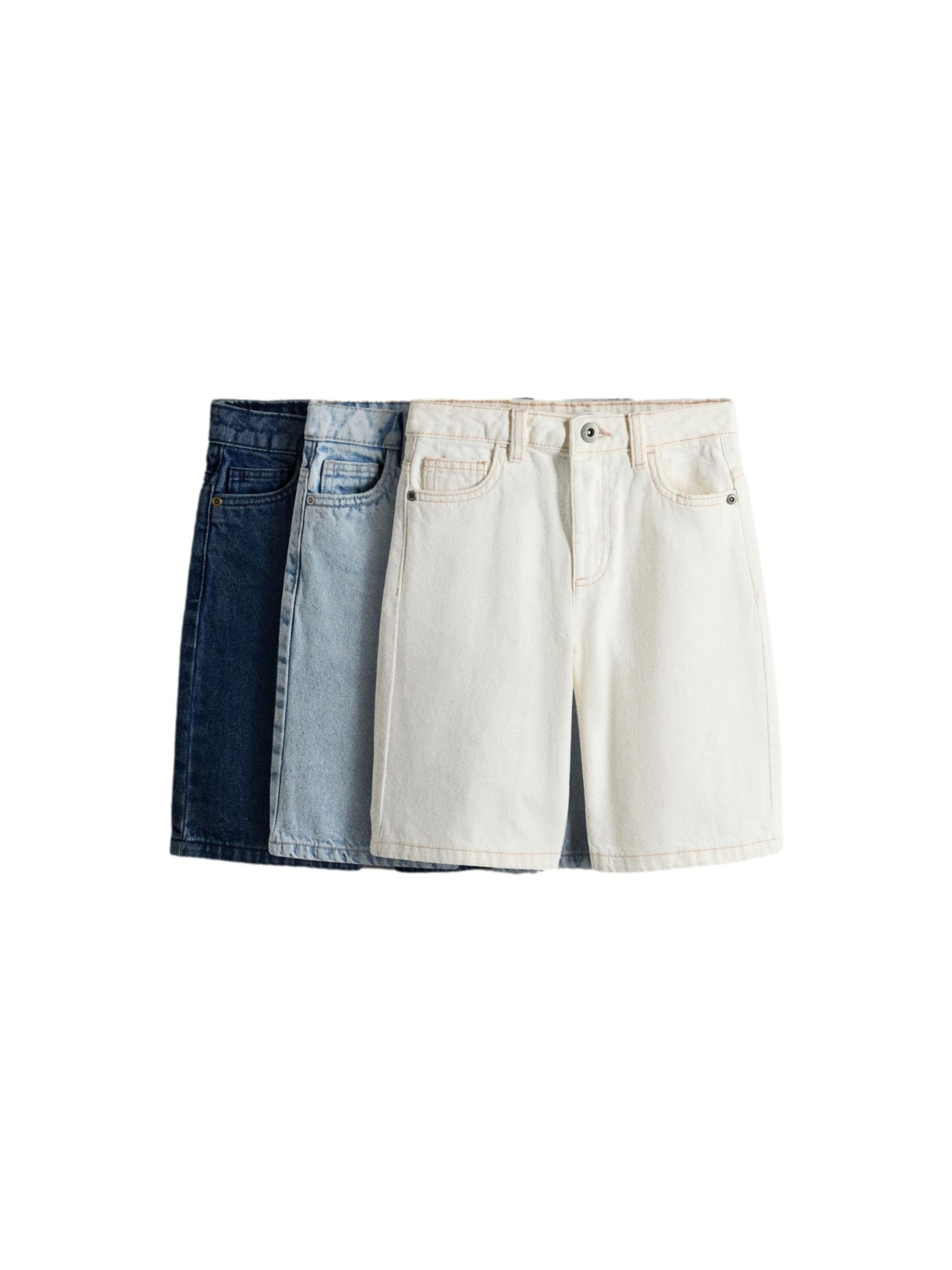 The Set Loosefit Jeans in Beige: voorkant