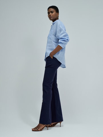 Salsa Jeans Flared ChinoHosen Chino in Blau