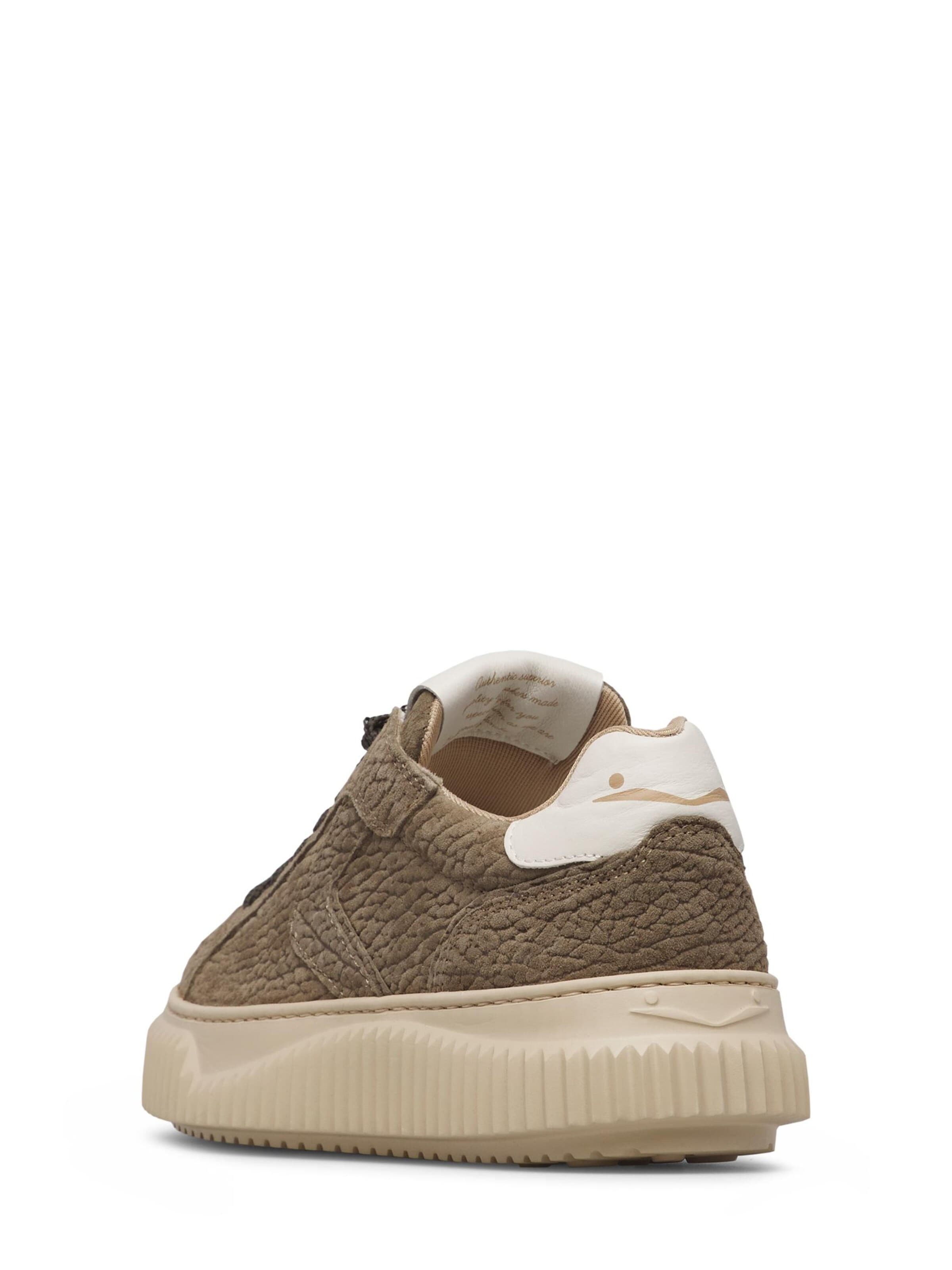 Chaussure à lacets 'LIPARI' Voile blanche en vert