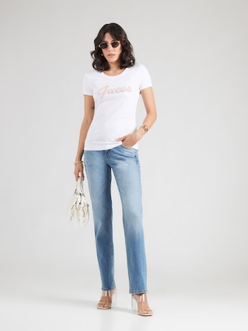 GUESS - Camiseta 'DEGRADE' en blanco