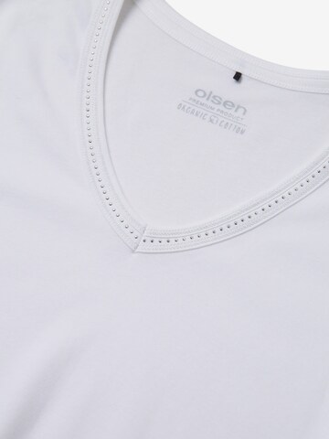 T-shirt Olsen en blanc