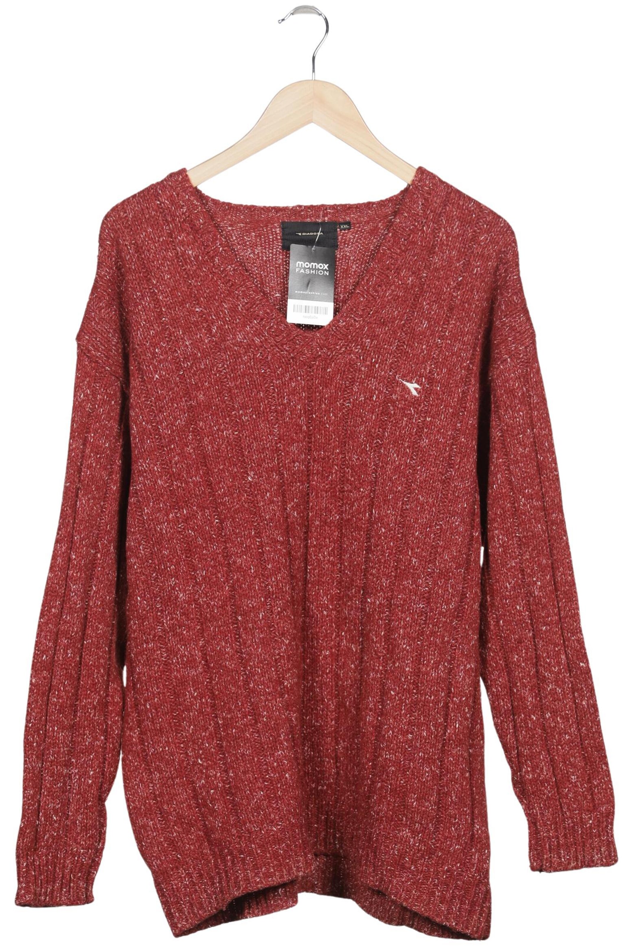 Diadora Sweater & Cardigan in XXL in Red: front