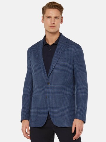 Coupe regular Veste de costume Boggi Milano en bleu : devant