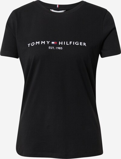 TOMMY HILFIGER Majica u crna / bijela, Pregled proizvoda