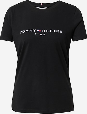 TOMMY HILFIGERMajica - crna boja: prednji dio