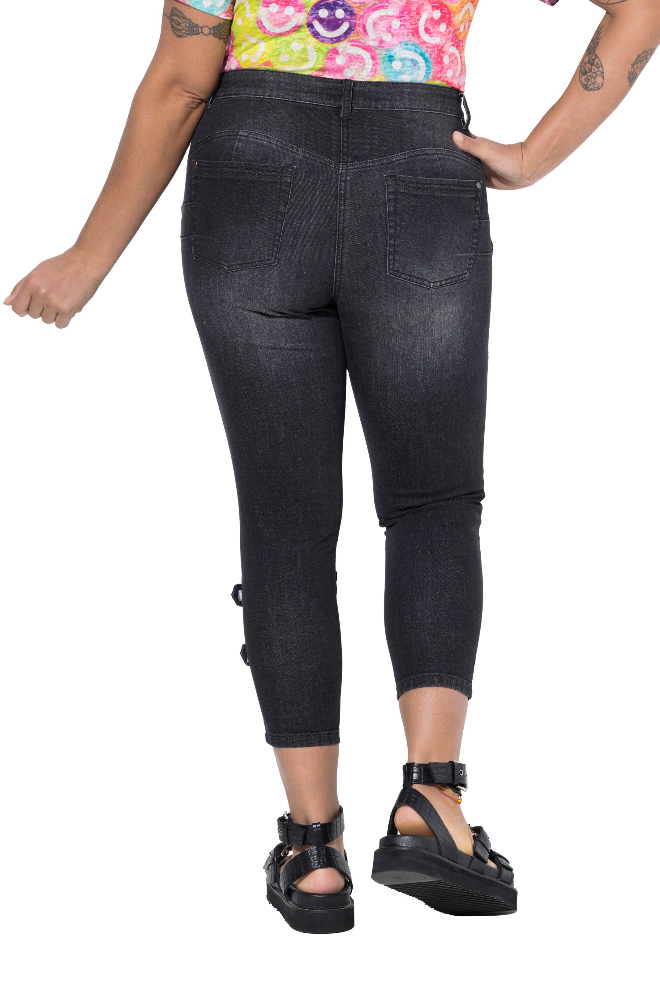 Angel of Style Slim fit Jeans in Black