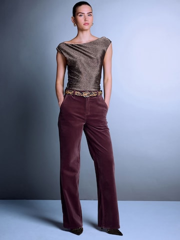Wide leg Pantaloni di Next in marrone