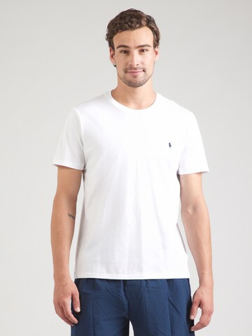 Tricou de la Polo Ralph Lauren pe alb: față