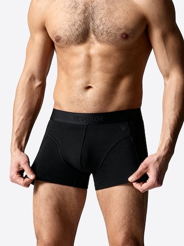 REVOLOR Boxershorts in Schwarz: Vorderseite