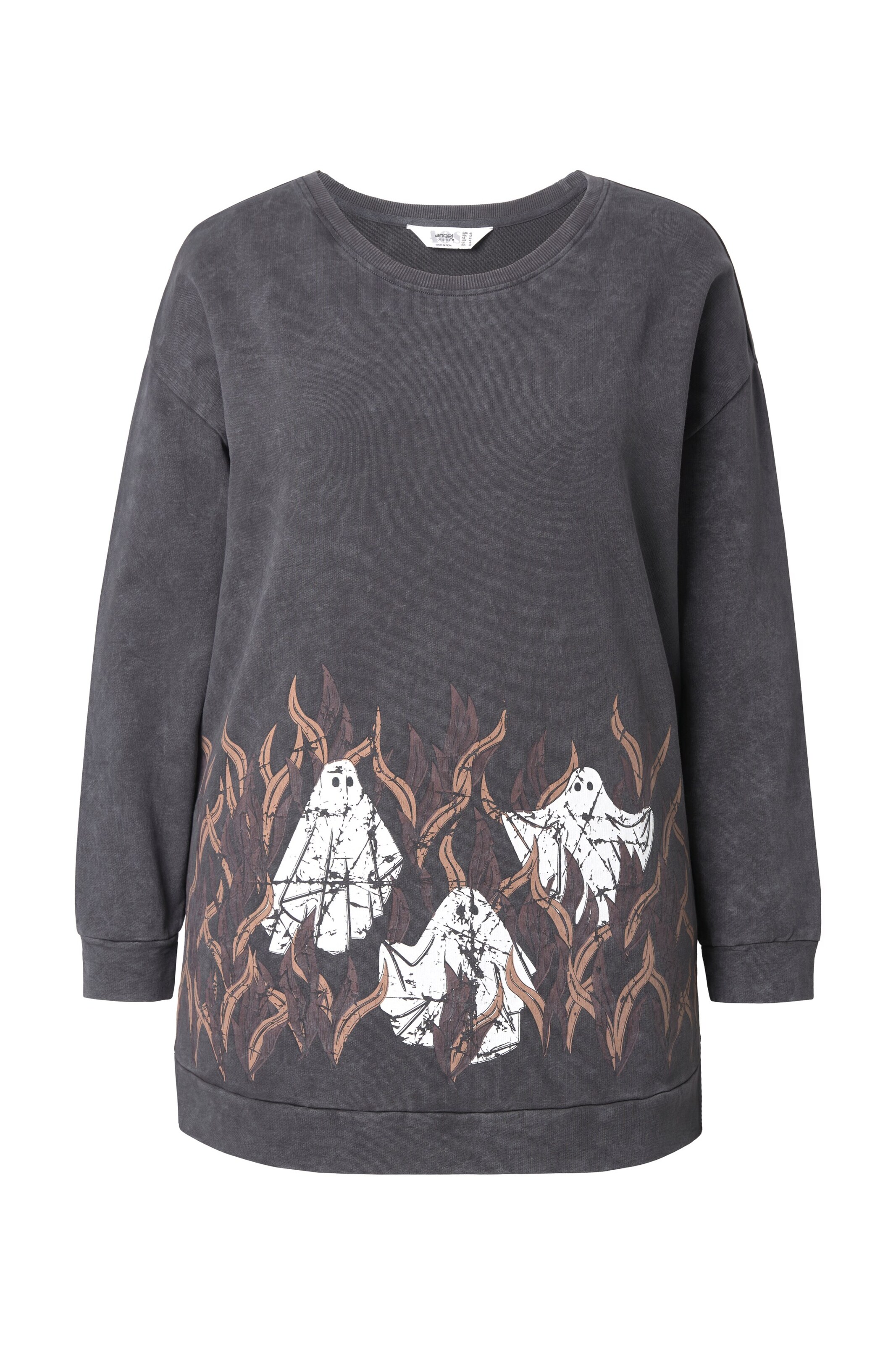 Angel of Style Sweatshirt in Grijs: voorkant