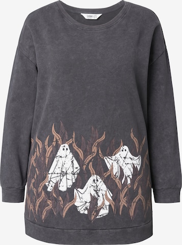 Angel of Style Sweatshirt in Grey: front