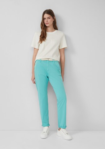 Regular Pantalon chino s.Oliver en vert