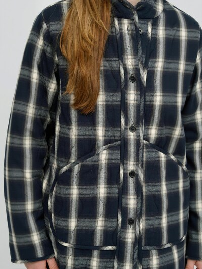 moshi moshi mind Between-Season Jacket ' shadow ' in L in Night blue, Item view