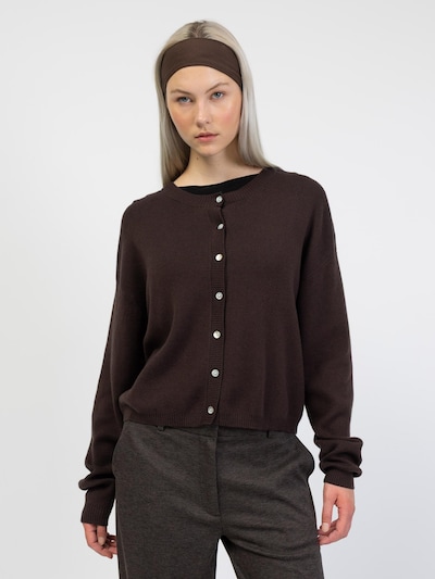 BROKE + SCHÖN Knit Cardigan in Dark brown, Item view