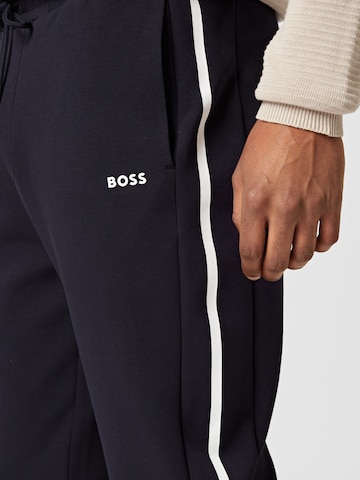 BOSS Tapered Broek 'Hadiko' in Blauw