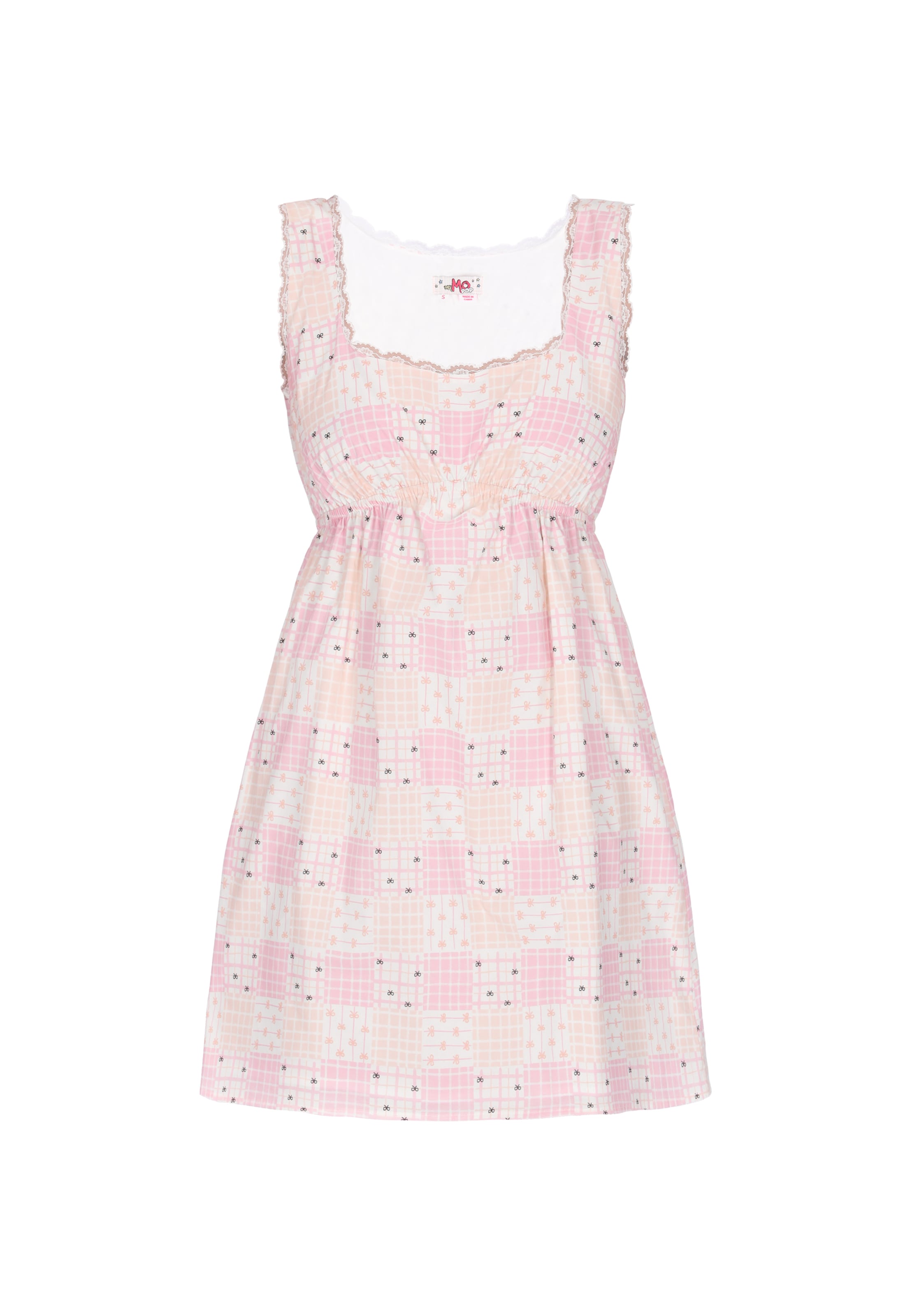 MYMO Jurk in Roze: voorkant