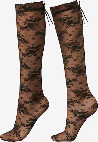 CALZEDONIA Fine Stockings in Black: front