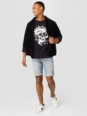 River Island Regular Shorts in Grau