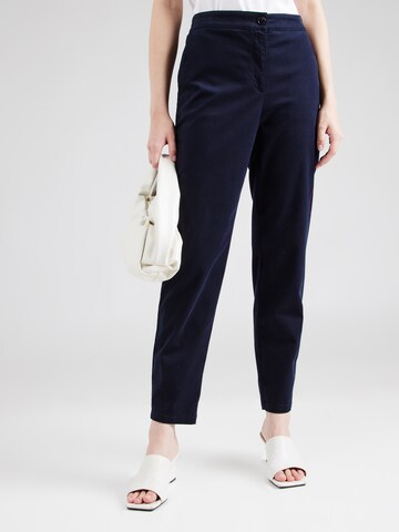 BOSS Regular Pants 'Tolinda' in Blue: front