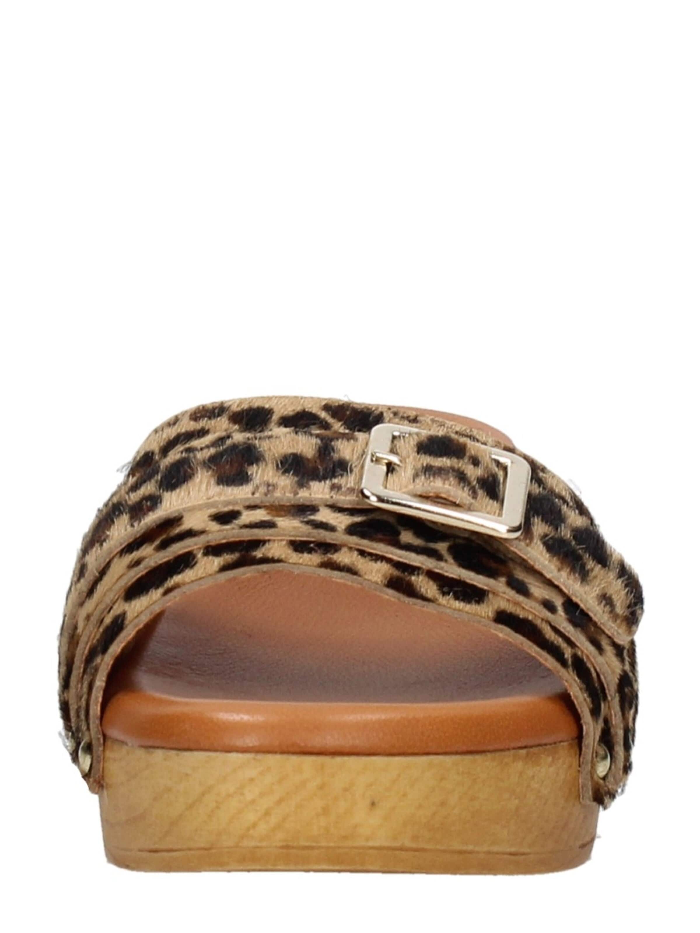 Red-Rag Slippers 'Open Teen' in Brown