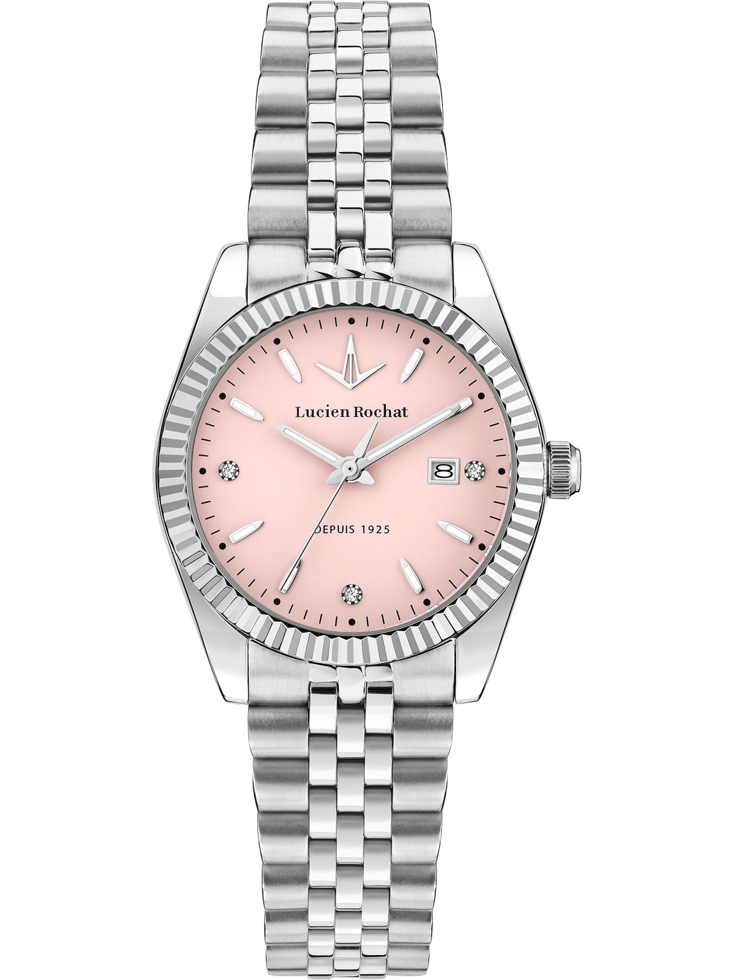Lucien Rochat Analog Watch in Silver: front